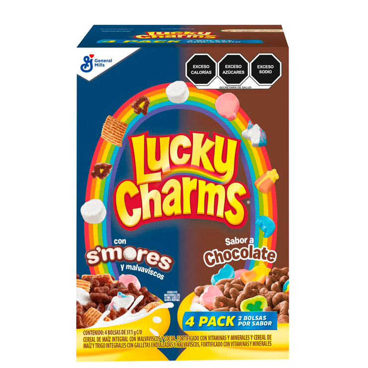 Lucky Charms Smores + Chocolate 4 Bolsas de 311 g — Imagen 1 de 4