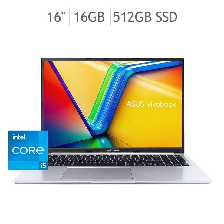ASUS Vivobook 16 Laptop 16" Full HD Intel Core i5 16GB 512GB SSD — Imagen 1 de 4