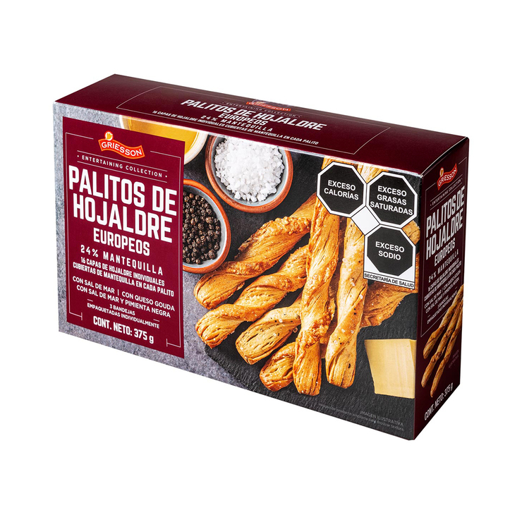 Griesson Palitos de Hojaldre Europeos 375 g — Imagen 1 de 4