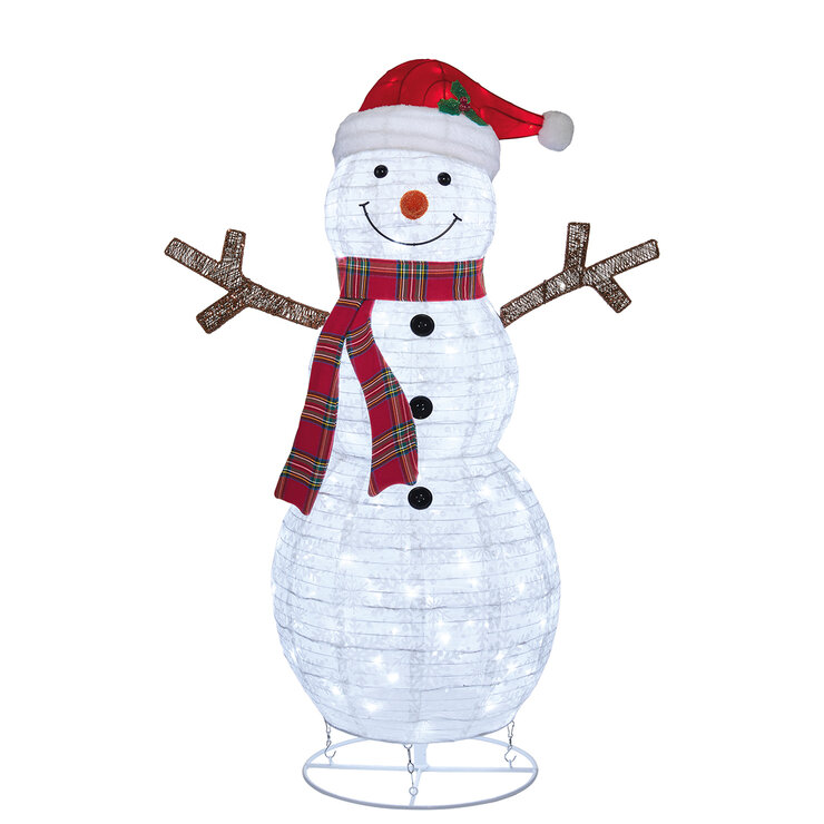 Juego familiar de 4 muñecos de nieve con LED  — Imagen 2 de 4