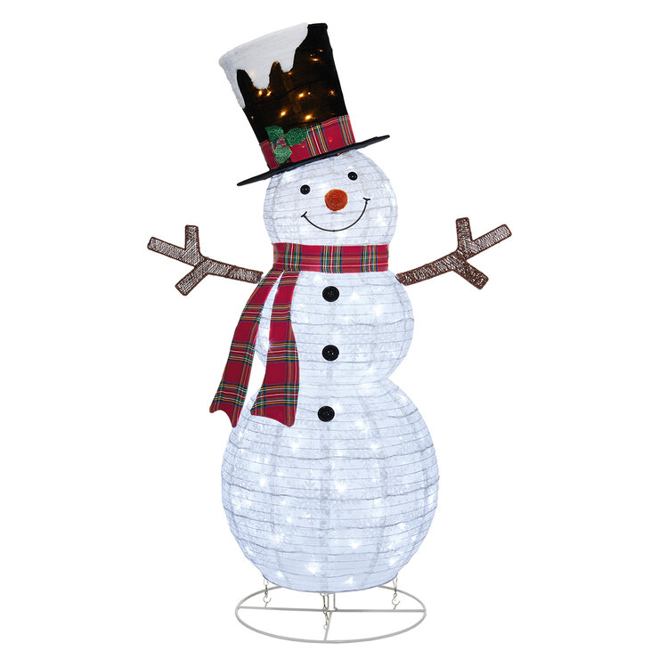 Juego familiar de 4 muñecos de nieve con LED  — Imagen 4 de 4