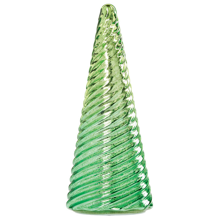 Juego de 5 Árboles de Vidrio con Luz LED Verdes  — Imagen 2 de 4