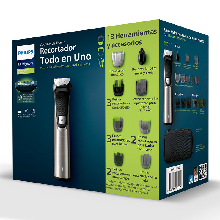 Philips Multigroom, Recortador todo en uno, 18 piezas — Imagen 4 de 4