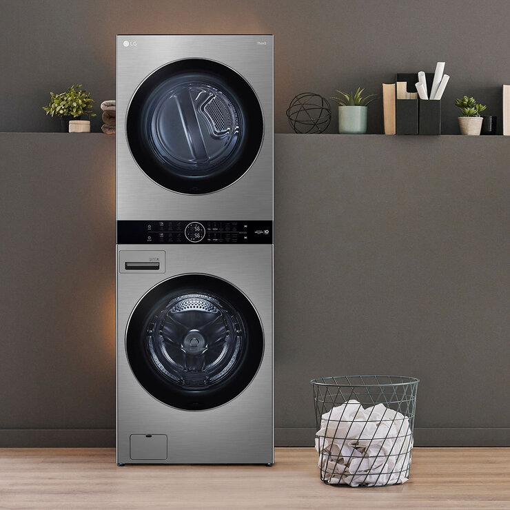 LG Torre de lavado eléctrica WashTower™ gris 22Kg / 22Kg — Imagen 2 de 4