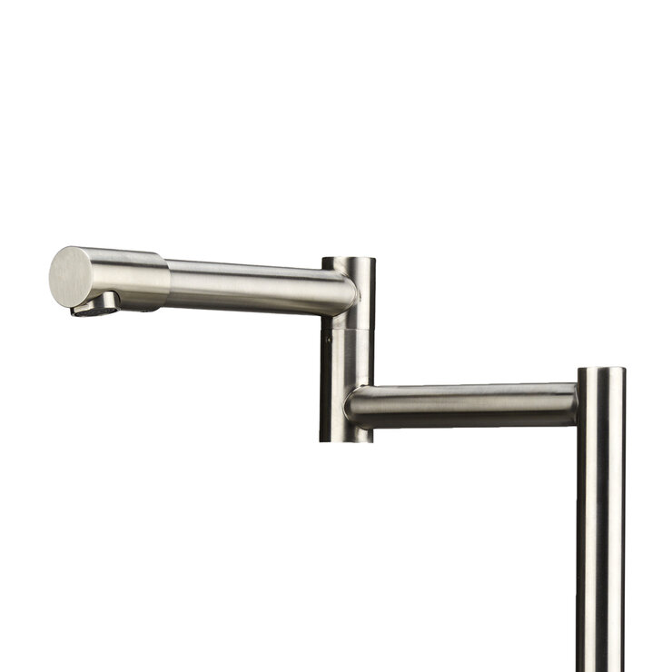Rubinett, Grifo Monomando de Cocina Articulado Satinado — Imagen 4 de 4