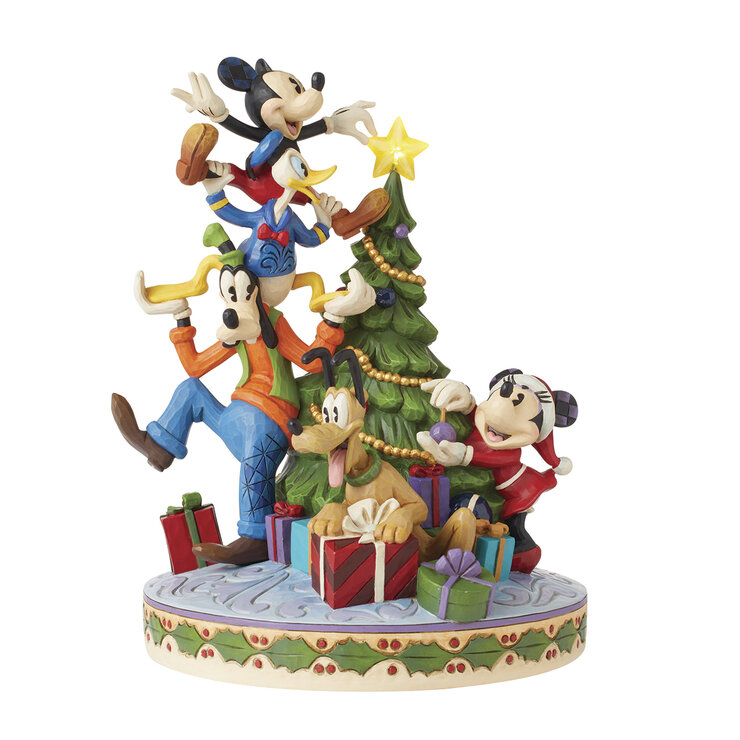 Árbol Musical Mickey y Amigos con Estrella Iluminada — Imagen 1 de 4