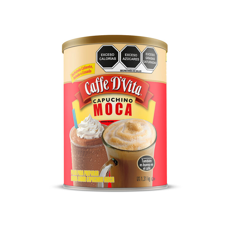 Caffe D´Vita Bebida en polvo Sabor Capuchino Moca 1.31 kg — Imagen 1 de 2