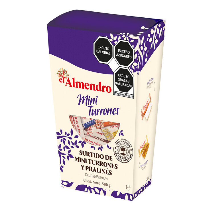 El Almendro Surtido de Mini Turrones y Pralinés 500g — Imagen 2 de 3