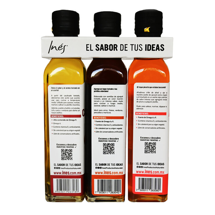 Inés Aceites Surtidos 3 pzas de 250 ml — Imagen 2 de 3