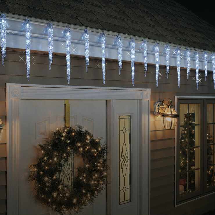 GE Energy Smart Serie de 20 Cristales de Hielo de 100 Luces LED  — Imagen 1 de 4