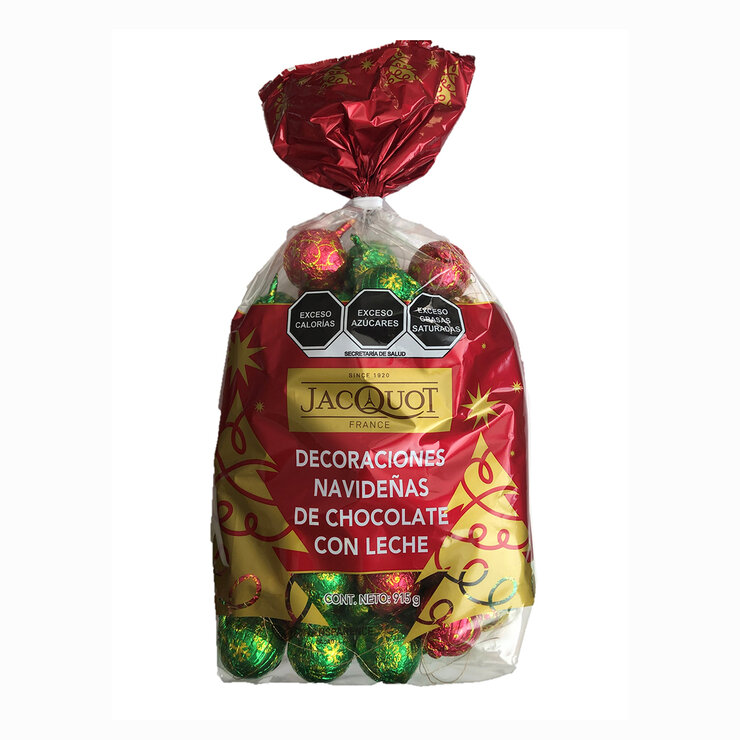 Jacquot Chocolate con Leche Esferas Navideñas 915 g — Imagen 1 de 2