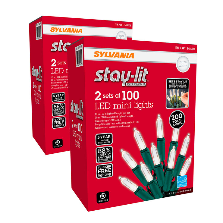 Sylvania Set de Series Navideñas de 100 Mini Luces LED  — Imagen 4 de 4