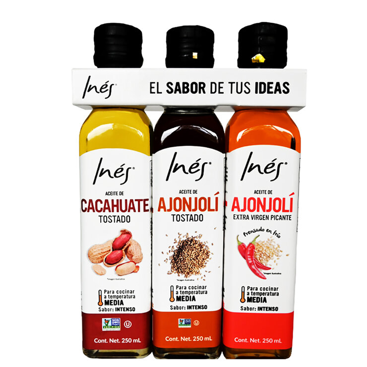 Inés Aceites Surtidos 3 pzas de 250 ml — Imagen 1 de 3