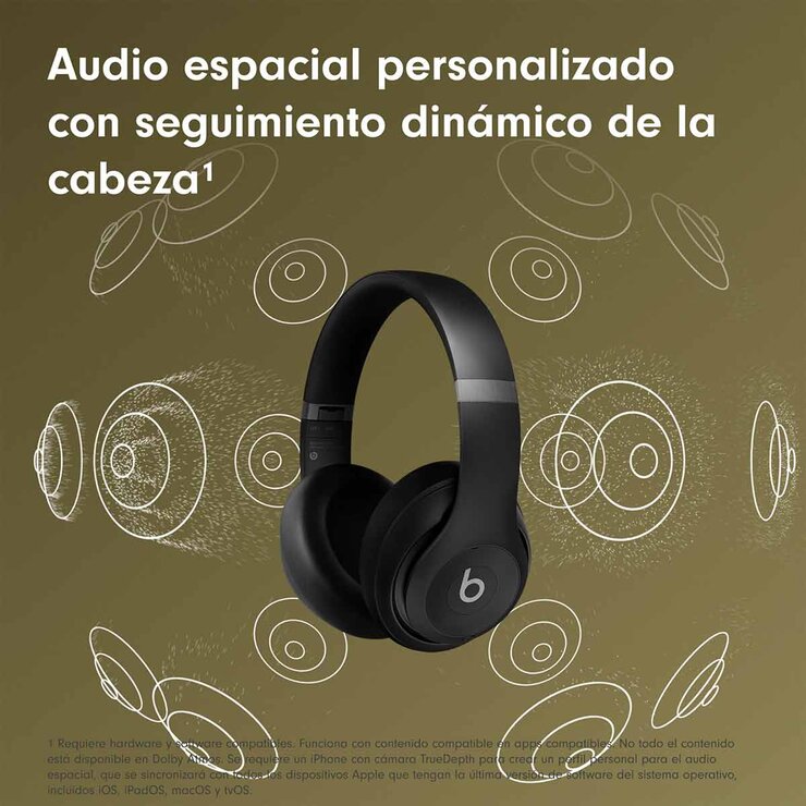 Beats Studio Pro Audífonos Inalámbricos Negro — Imagen 2 de 4