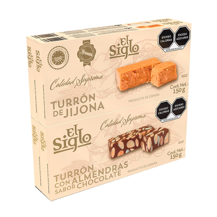 El Siglo Turrones 4 pzas de 150 g — Imagen 1 de 4