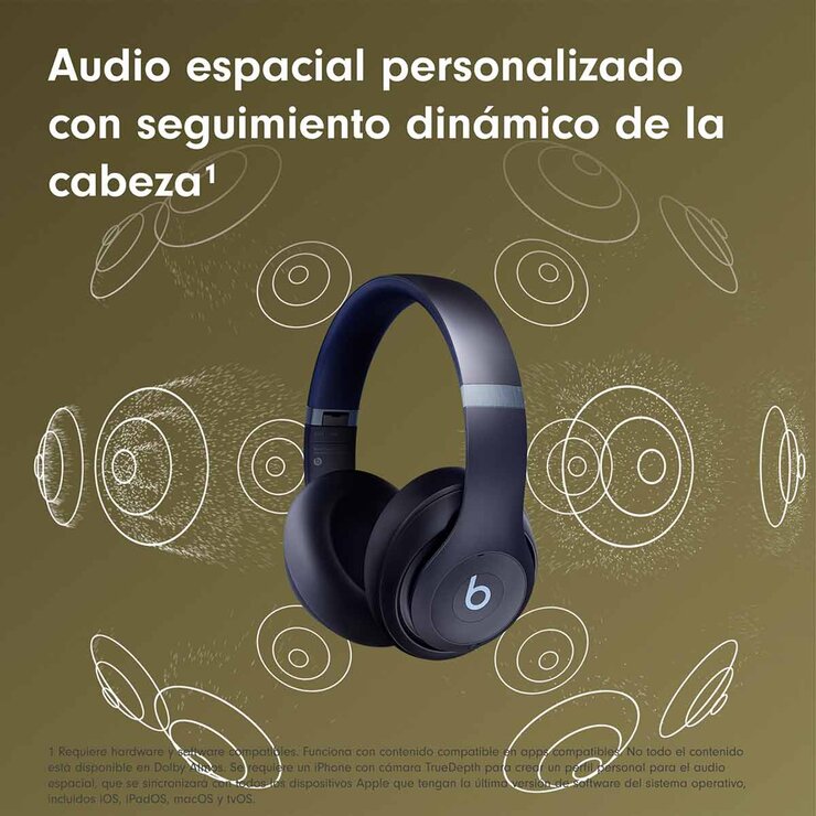 Beats Studio Pro Audífonos Inalámbricos Azul Marino  — Imagen 2 de 4