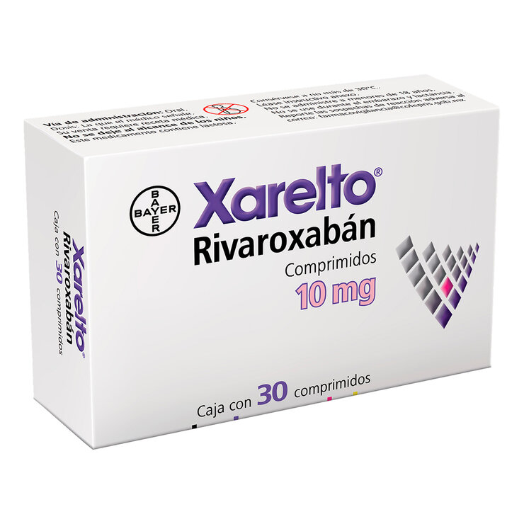 Xarelto 10 mg 30 Comprimidos — Imagen 2 de 3