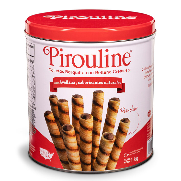 Pirouline Galletas Barquillo Con Relleno Cremoso 1 kg — Imagen 3 de 4