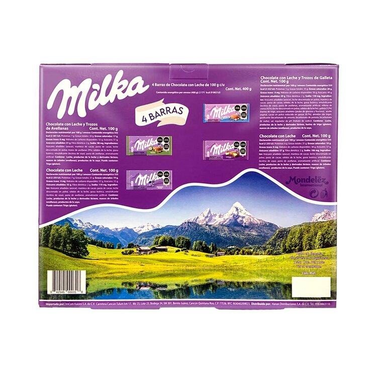 Milka Chocolate Surtido 4 pzas de 100 g — Imagen 3 de 4