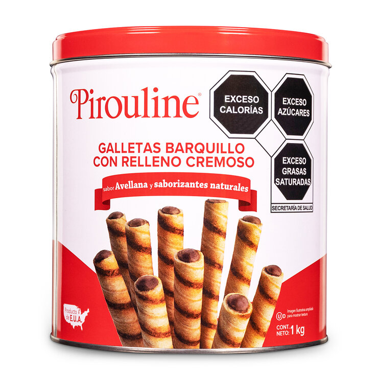 Pirouline Galletas Barquillo Con Relleno Cremoso 1 kg — Imagen 1 de 4