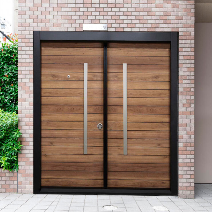 International Door Supply, Puerta De Alta Seguridad Condesa Doble Izquierda — Imagen 3 de 4