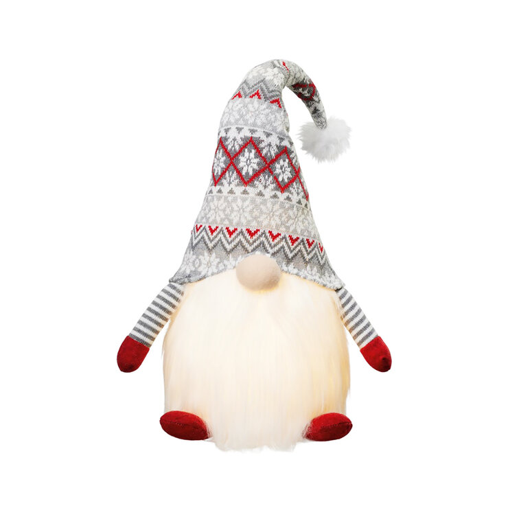 Set de 2 Gnomos Festivos con luz  — Imagen 3 de 4