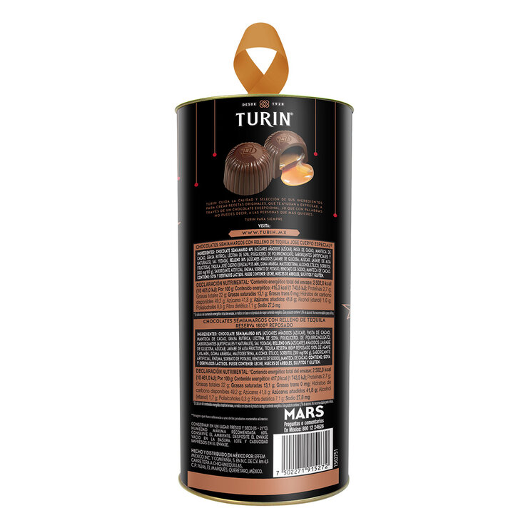 Turin Chocolates Rellenos de Tequila Jose Cuervo 600 g — Imagen 2 de 2