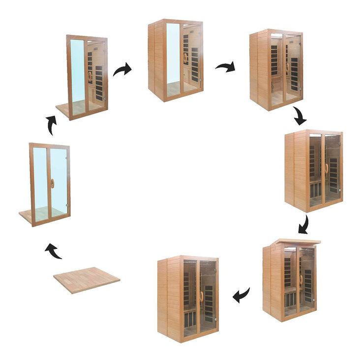 Sauna Infrarrojo FAR Dynamic Santiago, 2 Personas — Imagen 2 de 4