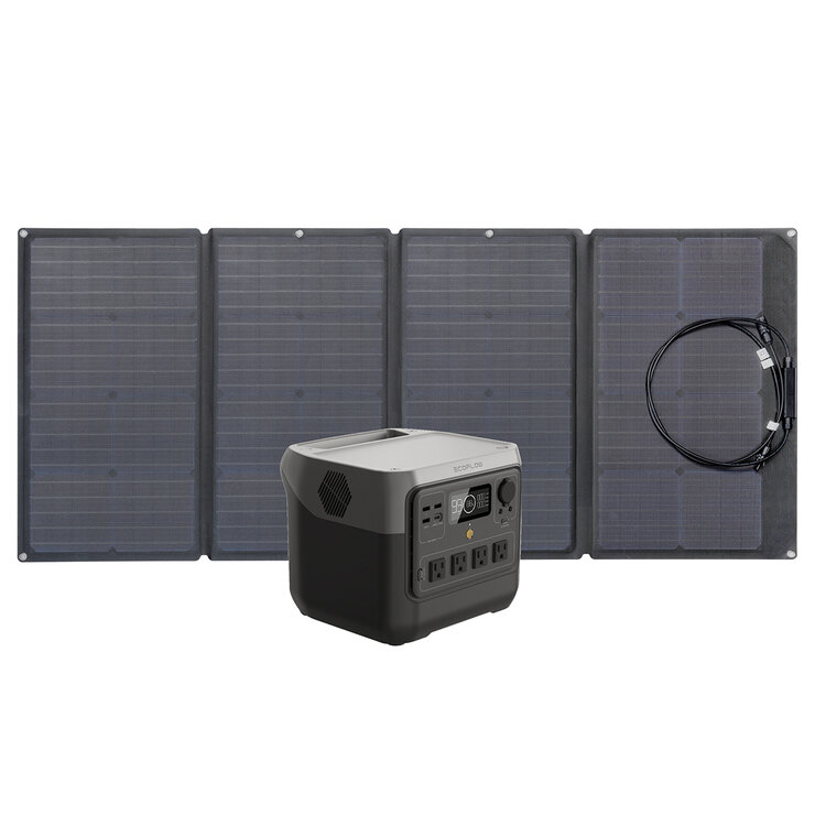 EcoFlow, Estación de Energía Portátil River 2 Pro + Panel Solar de 160 W — Imagen 1 de 4