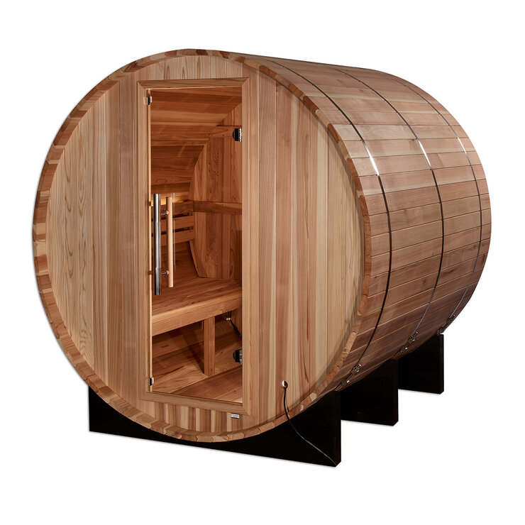 Sauna de Vapor con Diseño de Barril Dynamic Arosa, 4 personas. — Imagen 3 de 4