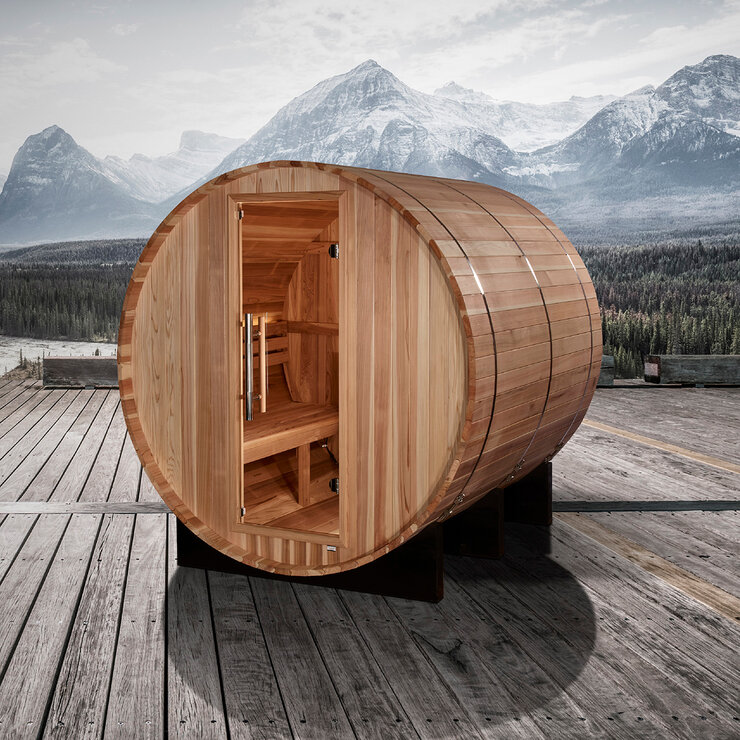Sauna de Vapor con Diseño de Barril Dynamic Arosa, 4 personas. — Imagen 1 de 4