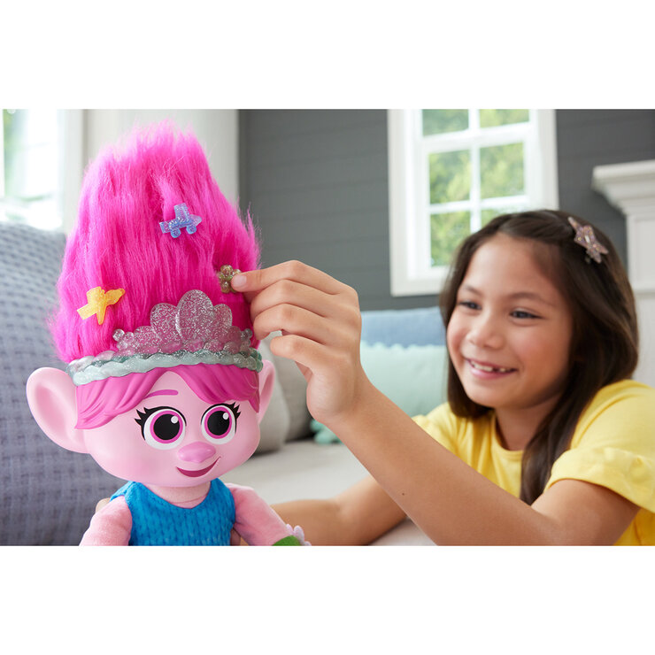 Trolls Reina Poppy Sorpresa en el Cabello — Imagen 3 de 4