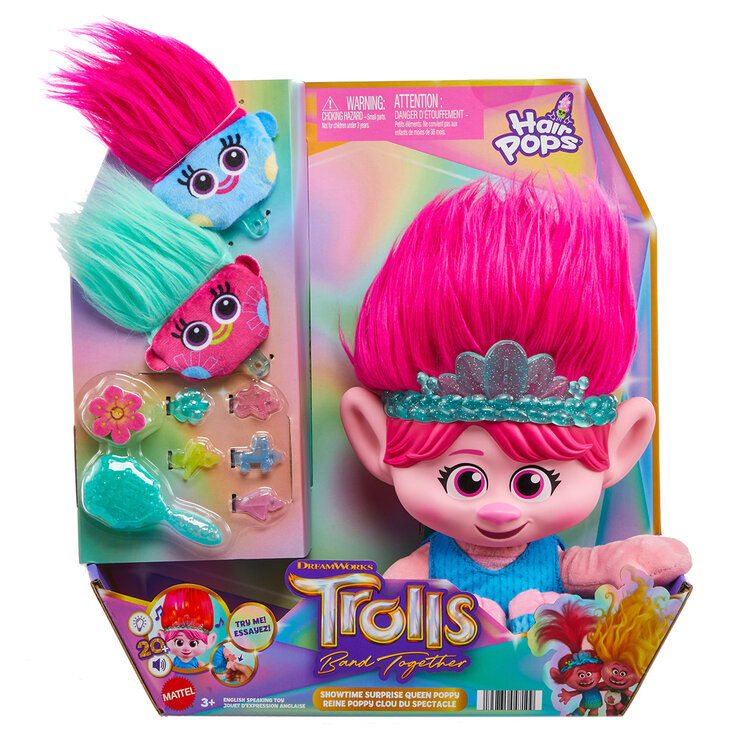 Trolls Reina Poppy Sorpresa en el Cabello — Imagen 1 de 4