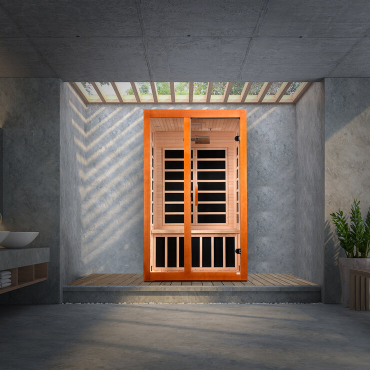 Sauna Infrarrojo de EMF Ultra Bajo Dynamic Lugano, 3 Personas