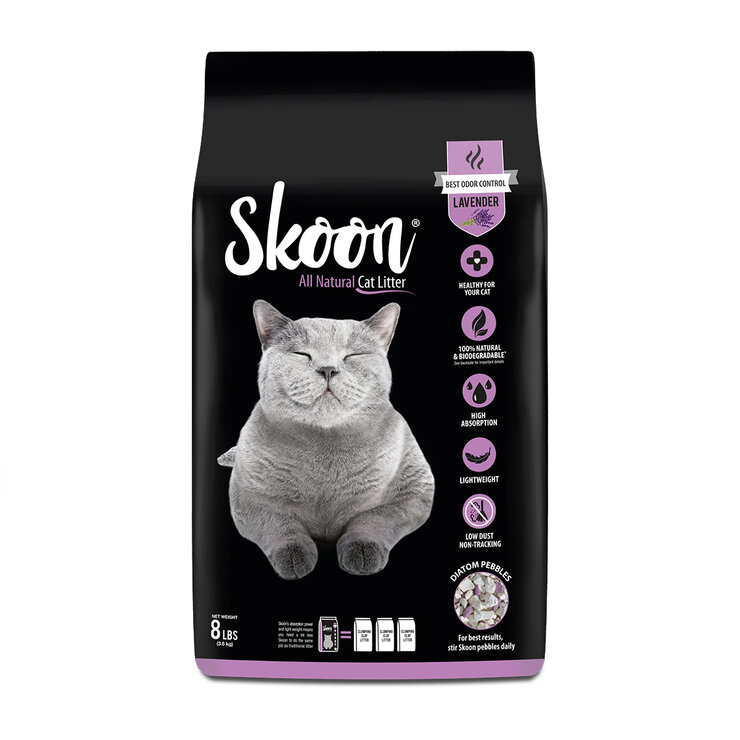 Skoon Arena Premium para Gatos con Aroma a Lavanda 2 pzas de 3.6 kg — Imagen 3 de 4