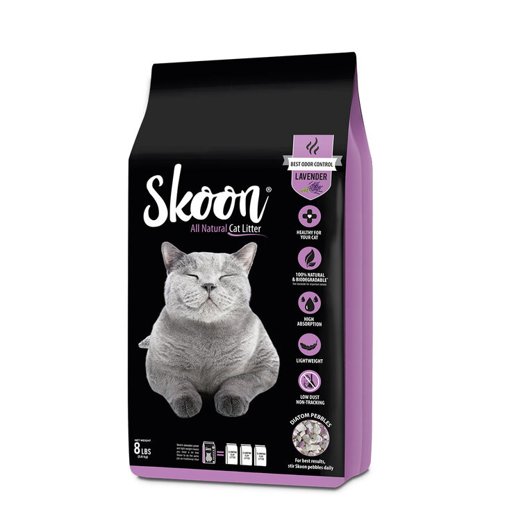 Skoon Arena Premium para Gatos con Aroma a Lavanda 2 pzas de 3.6 kg — Imagen 4 de 4