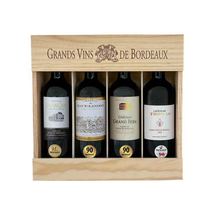 Vinos Tintos Grands Vins de Bordeaux 4/750ml — Imagen 1 de 4