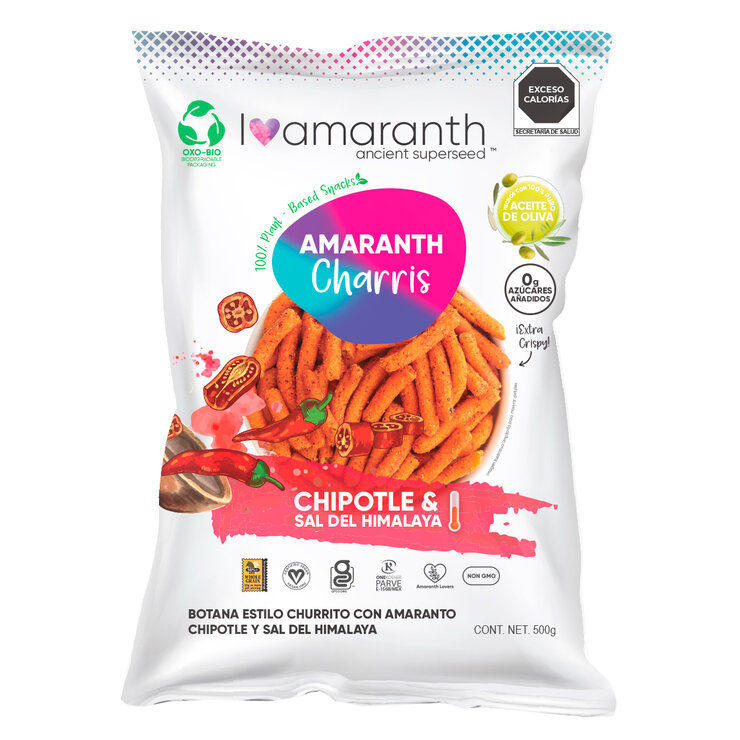 I Amaranth Churritos de Amaranto Chipotle 500 g — Imagen 1 de 4