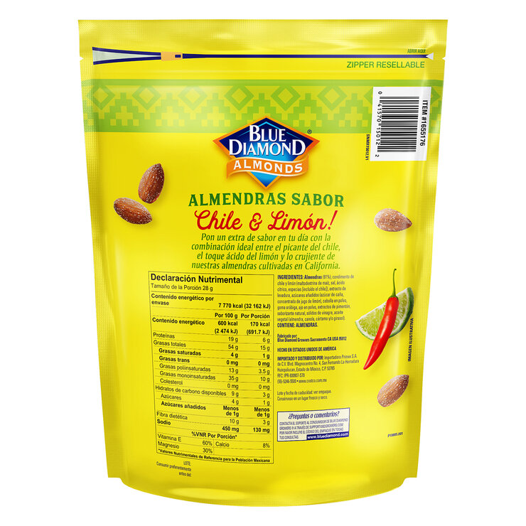 Blue Diamond Almendras Sabor Chile & Limón 1.3 Kg — Imagen 3 de 4