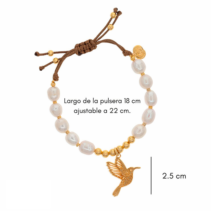 Ablime, Set de Anillo y Pulsera Colibrí — Imagen 4 de 4