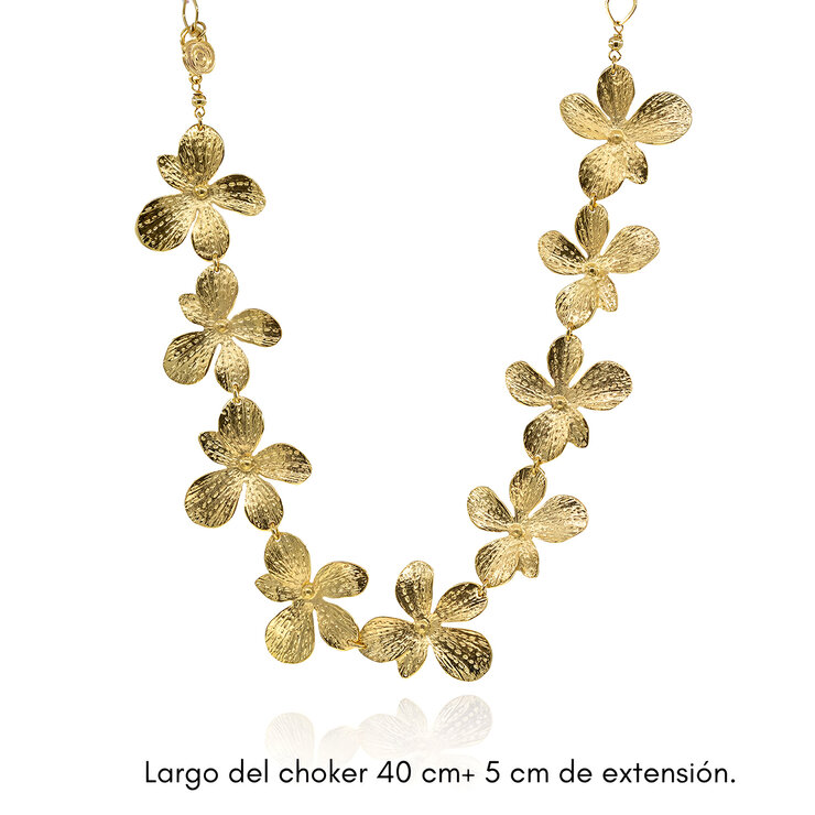 Ablime, Set de Collar y Aretes de Margaritas — Imagen 2 de 3