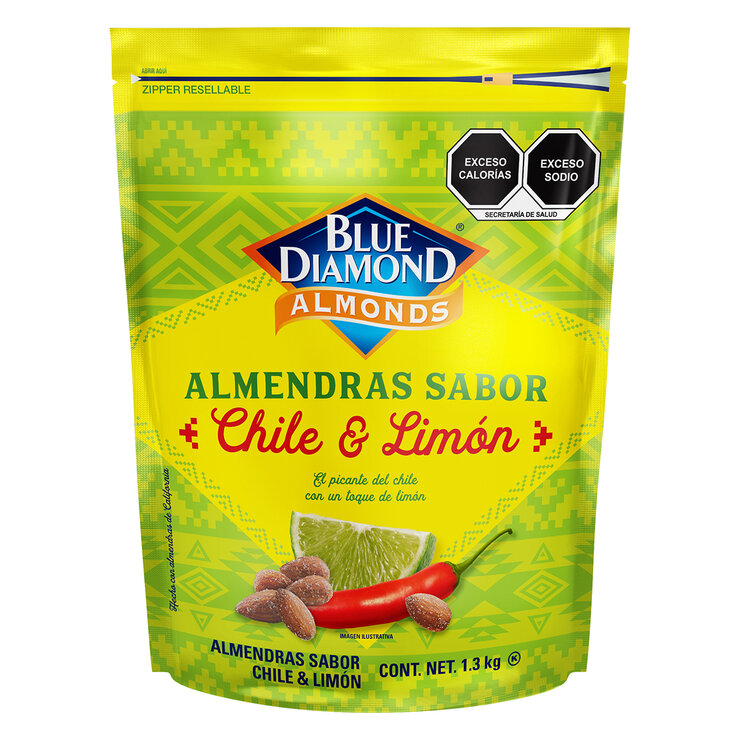 Blue Diamond Almendras Sabor Chile & Limón 1.3 Kg — Imagen 1 de 4
