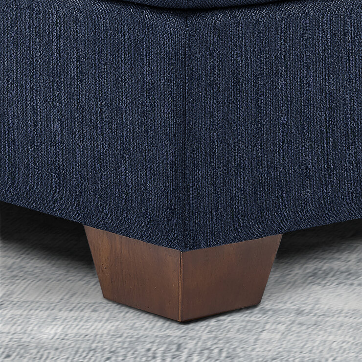 Thomasville, Sofa Seccional de Tela con Otomano con Almacenamiento — Imagen 4 de 4