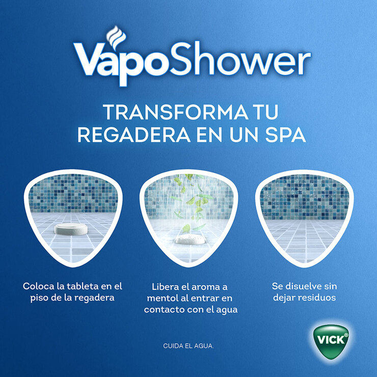 Vick VapoShower 3 Cajas con 3 Pastillas cada uno. — Imagen 2 de 4