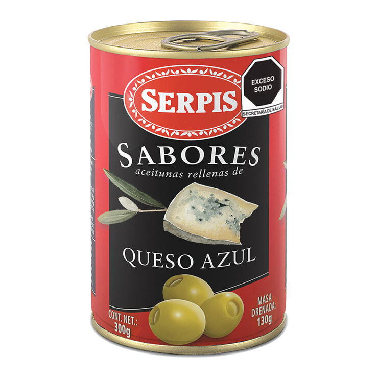 Serpis Mix de Aceitunas Rellenas de Sabores 3 pzas de 300 g — Imagen 2 de 4