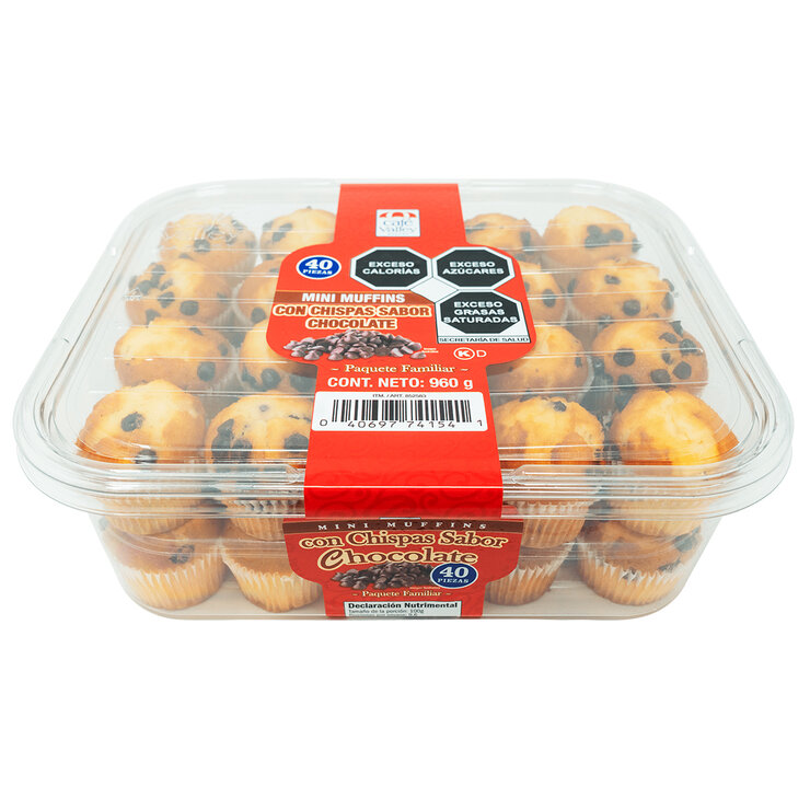 Café Valley Bakery Mini Muffins con Chispas Sabor Chocolate 960 g — Imagen 2 de 2