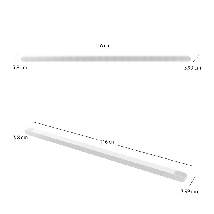 Samsung Barra de Sonido 3.1.2 Canales Ultra Slim  + Subwoofer inalámbrico — Imagen 2 de 4