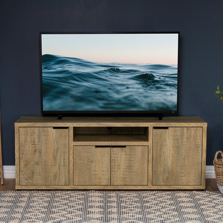Coaster, Tabby, Consola de TV, Color Mango — Imagen 1 de 4