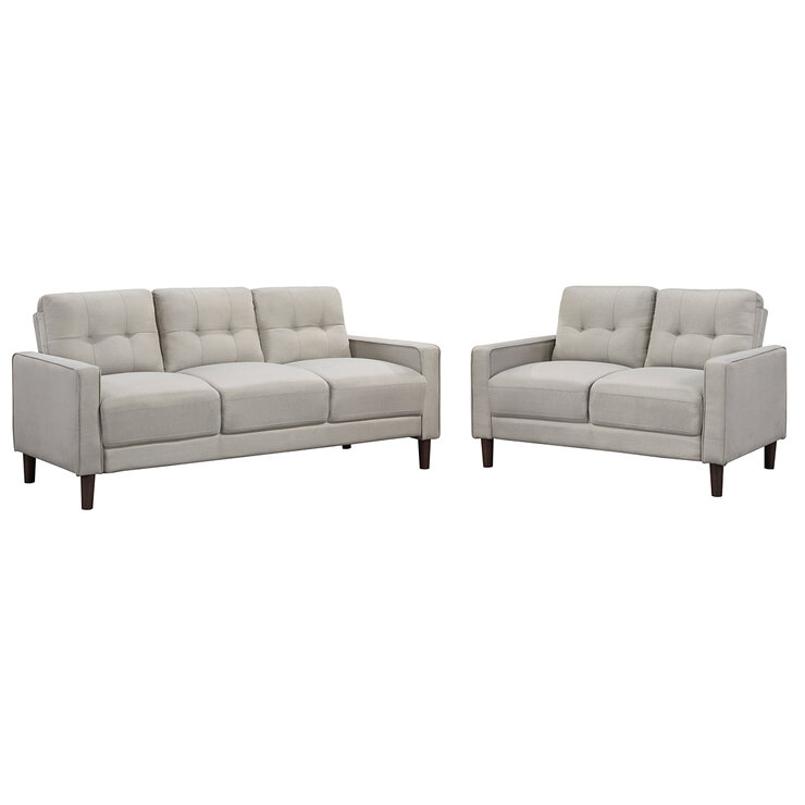 Coaster, Bowen, Sala de Estar Capitone, Color Beige — Imagen 2 de 4