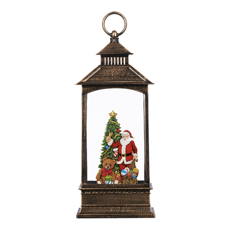 Farol Navideño con Luz LED Santa  — Imagen 2 de 2